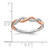 14K Two-Tone Lab Grown VS/SI FGH Dia Twist Design Wedding Band RM5909B-012-WRLG