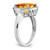 14k White Gold Citrine and Diamond Ring RM7161-CI-014-WA