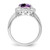 14k White Gold Amethyst and Diamond Ring RM7162-AM-008-WA