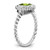 14k White Gold Oval Peridot Ring RM7202-PE-W