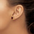 14k 8x6mm Oval Garnet Earrings XE88GA