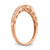 14K Rose Gold Lab Grown Diamond VS/SI FGH Contoured Wedding Band RM5897B-025-CRLG