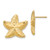 14K D/C Starfish Post Earrings TF1570