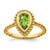 14k Pear Peridot Ring RM7203-PE-Y