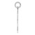 Sterling Silver Rhodium-plated Love Kid Charm XK1224SS