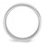 Sterling Silver Rhodium-plated 6mm Brushed Fancy Band Size 12.5 QWB119BRH-12.5