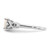  14k White Gold Created Opal and Diamond Ring RM5972-OP-004-WA