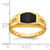 14k Onyx and Diamond Mens Ring RM7483-OX-005-YA