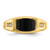 14k Onyx and Diamond Mens Ring RM7483-OX-005-YA