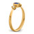 14k Pear Bezel Sapphire and Diamond Ring RM7234-SA-004-YA