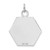 14k White Gold Red Enamel Medical Jewelry Pendant XM442