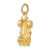 14k 3-D Race Car Charm A7613