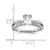 14K White Gold Lab Grown Diamond VS/SI FGH Semi-Mount Eng. Ring RM7995E-100-WLG