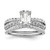 14K White Gold Lab Grown Diamond VS/SI FGH Semi-Mount Eng. Ring RM7995E-100-WLG