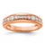 14K Rose Gold Lab Grown Diamond VS/SI FGH Wedding Band RM9107-040-RLG