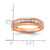 14K Rose Gold Lab Grown Diamond VS/SI FGH Wedding Band RM9107-040-RLG