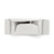 Sterling Silver Rhodium-plated 7mm Flat Size 13.5 Band QWFB070RH-13.5