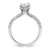 14K White Gold Lab Grown Diamond VS/SI FGH Oval Semi-Mount Eng. Ring RM7993E-100-WLG
