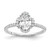 14K White Gold Lab Grown Diamond VS/SI FGH Oval Semi-Mount Eng. Ring RM7990E-200-WLG