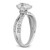 14K White Gold Lab Grown Diamond VS/SI FGH Pear Semi-Mount Eng. Ring RM7994E-100-WLG
