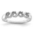 Sterling Silver Rhodium-plated Family Jewelry Mounting XMR11/4SSM-9
