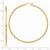 14K Polished 2.5mm Tube Hoop Earrings T930