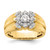 14K Two-Tone Lab Grown VS/SI FGH Dia Men's Ring RM9521-100-YWLG