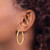14K Polished 2.5mm Tube Hoop Earrings T934