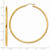 14K Polished 2.5mm Tube Hoop Earrings T929