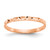 14K Rose Gold Diamond-cut Design Band Childs Ring R534R