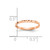 14K Rose Gold Diamond-cut Design Band Childs Ring R534R