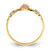 14k Two-Tone w/White Rhodium Flower Ring R935