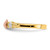 14k Two-Tone w/White Rhodium Flower Ring R935