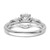 14K White Gold Lab Grown Diamond VS/SI FGH Semi-mount Engagement Rin RM9082E-100-WLG