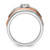 14K Two-Tone Lab Grown Diamond VS/SI FGH Men's Ring RM9056-075-10WRLG