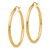 14K Polished 2.5mm Lightweight Tube Hoop Earrings T925L