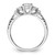 14K White Gold Lab Grown Diamond VS/SI FGH Semi-mount Engagement Rin RM9083E-050-WLG