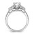 14K White Gold Lab Grown Diamond VS/SI FGH Semi-mount Engagement Rin RM9058E-100-WLG