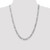 14K White Gold 24 inch 7mm Flat Figaro with Lobster Clasp Chain WFIG180-24