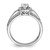 14K White Gold Lab Grown Diamond VS/SI FGH Semi-mount Engagement Rin RM9080E-100-WLG