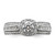 14K White Gold Lab Grown Diamond VS/SI FGH Semi-mount Engagement Rin RM9080E-100-WLG