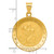 14k Saint Christopher Medal Hollow Pendant REL137