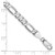 14K White Gold 7 inch 5.5mm Flat Figaro with Lobster Clasp Bracelet WFIG140-7