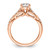 14K Rose Gold Lab Grown Diamond VS/SI GH, Semi-mount Engagement Ring RM9044E-100-RLG