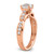 14K Rose Gold Lab Grown Diamond VS/SI GH, Semi-mount Engagement Ring RM9044E-100-RLG