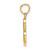 10K Polished B Script Initial Charm 10K6422B