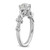 14K White Gold Lab Grown Diamond VS/SI FGH Semi-mount Engagement Rin RM9049E-100-WLG