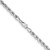 14K White Gold 18 inch 4.25mm Diamond-cut Rope with Lobster Clasp Chain 033W-18