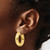 14k Polished 6mm Hollow Round Tube Round Hoop Earrings T1165
