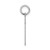 14kw Small Satin Number 19 Charm WSS19
